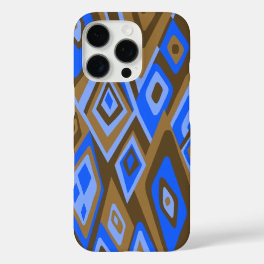 ファーアウトレトロ抽象芸術サイケデリックブラウン Case-Mate iPhoneケース (裏面)