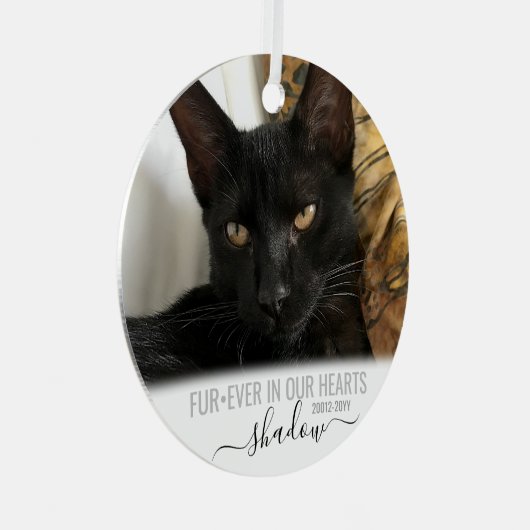 ファーエバーの私たちのハートペット記念碑 メタルオーナメント (正面右)