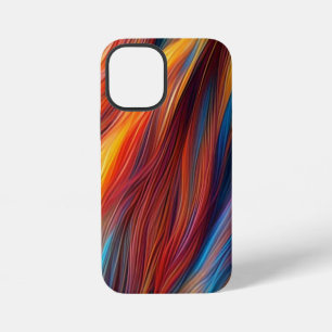ファーカラフルテクスチャ背景–68454 iPhone 12 MINIケース