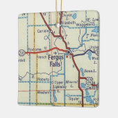 ファーガス秋MNヴィンテージマップ セラミックオーナメント (左)