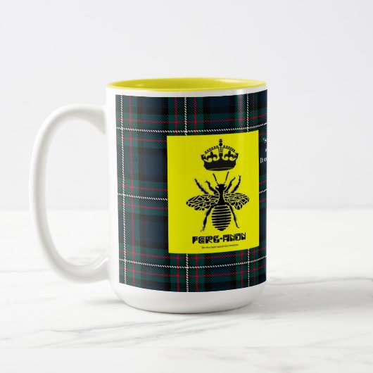 ファーガソンの一族に結婚したなFerganonのマグ ツートーンマグカップ (左)