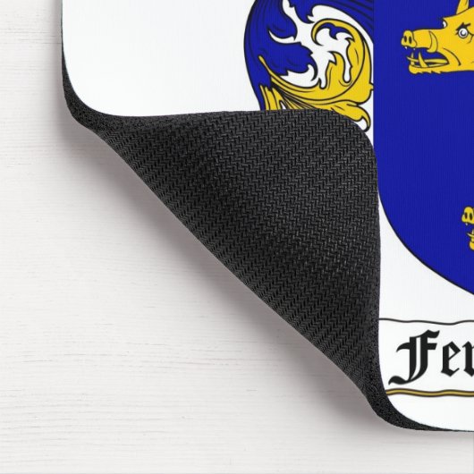 ファーガソンの家紋-ファーガソンの紋章付き外衣 マウスパッド (コーナー)