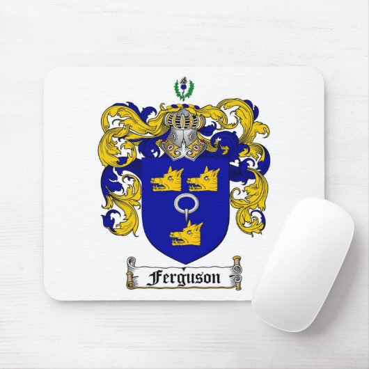 ファーガソンの家紋-ファーガソンの紋章付き外衣 マウスパッド (マウス)