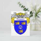 ファーガソンコート・オブ・アームズ/家紋(マントル) ポストカード (スタンド正面)