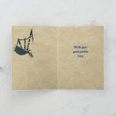 ファーガソンバッジ&タータンチェックパーソナライズされたカード カード (内部)