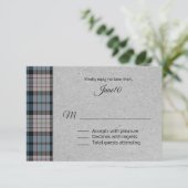 ファーガソンプレイドウェディングRSVP 出欠カード (スタンド正面)