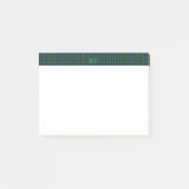 ファーガソン公式タータンチェックモノグラム/名前 ポストイット (正面)