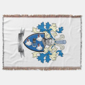 ファーガソン家紋コートオブアームズ スローブランケット (正面)