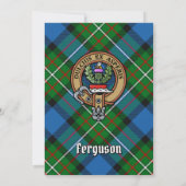 ファーガソン氏族の紋章招待状 招待状 (裏面)