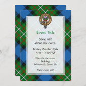 ファーガソン氏族の紋章招待状 招待状 (正面/裏面)