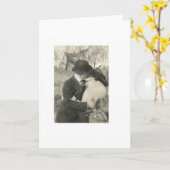 ファーキスをするでロマンチック カード (黄色い花)