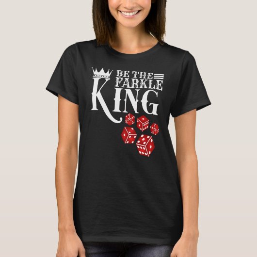 ファークル王サイコロ Tシャツ (正面)