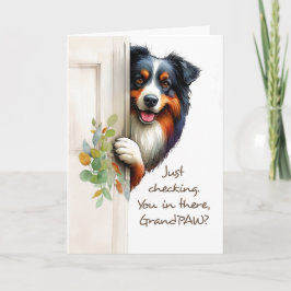 ファーグランドベビーおもしろいの父の日のピーキングから カード