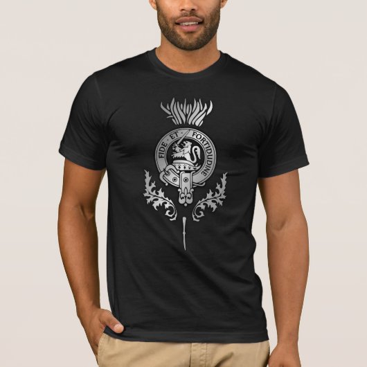ファーコハーソン氏族の蓼の紋章 Tシャツ (正面)