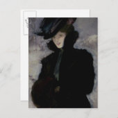 ファーコート ポストカード (正面/裏面)