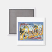 ファーゴ・ノースダコタからのご挨拶 マグネット (正面/裏面)