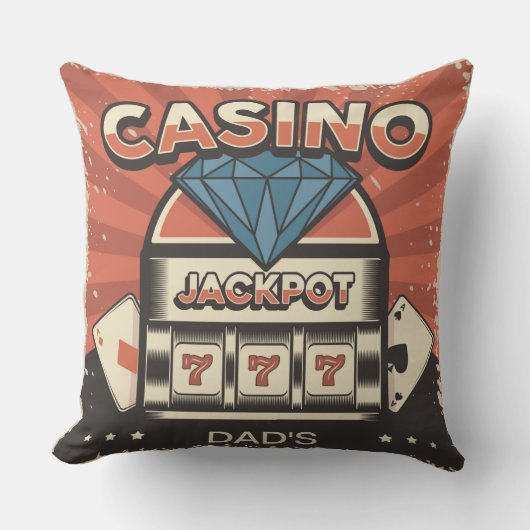 ファーザズデイカジノジャックポット クッション (正面)