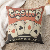 ファーザズデイカジノポーカーカード クッション (ブランケット)