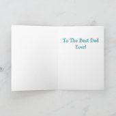 ファーザズデイカワイイハートホリデーカード シーズンカード (内部)