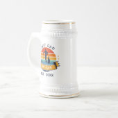 ファーザズデイゴルフスポーツパパカスタムレトロ ビールジョッキ (正面左)