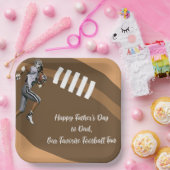 ファーザズデイサッカーファン紙プレート ペーパープレート (パーティー)