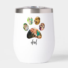 ファーザズデイドッグパパ | 5 Paw印刷フォトコラージュ