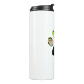 ファーザズデイドッグパパ | 5 Paw印刷フォトコラージュ タンブラー (回転左)