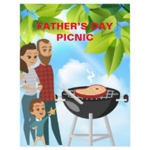ファーザズデイピクニックイベントテンプレート