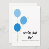 ファーザズデイワールド最高のパパ シーズンカード (正面/裏面)