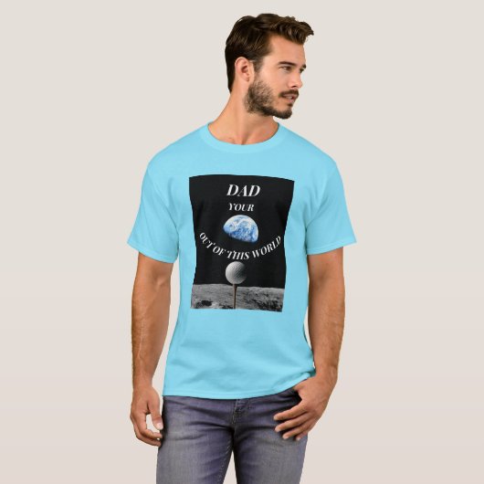 ファーザデイ宇宙ゴルフ Tシャツ (正面フル)