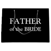 ファーザーオブザブライド白黒ラージ抱き枕 ラージペーパーバッグ (正面)
