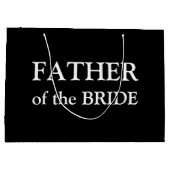 ファーザーオブザブライド白黒ラージ抱き枕 ラージペーパーバッグ (裏面)