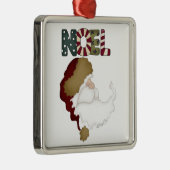 ファーザークリスマスノエルオーナメント メタルオーナメント (右)