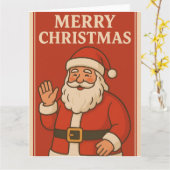 ファーザークリマス招待状カード カード (黄色い花)