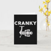 ファーザーズおもしろいデイ魚釣りシャツク男性へンキーフィス カード (黄色い花)