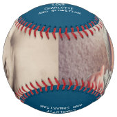 ファーザーズカスタムデイパーソナライズされた ソフトボール (正面)