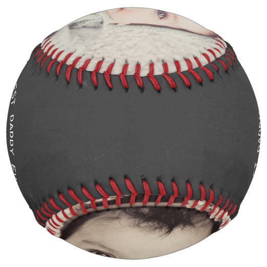 ファーザーズカスタムデイパーソナライズされた ソフトボール (裏面)