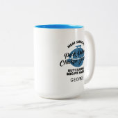 ファーザーズカスタムデイBBQパパパーソナライズされたKeepsake ツートーンマグカップ (正面右)