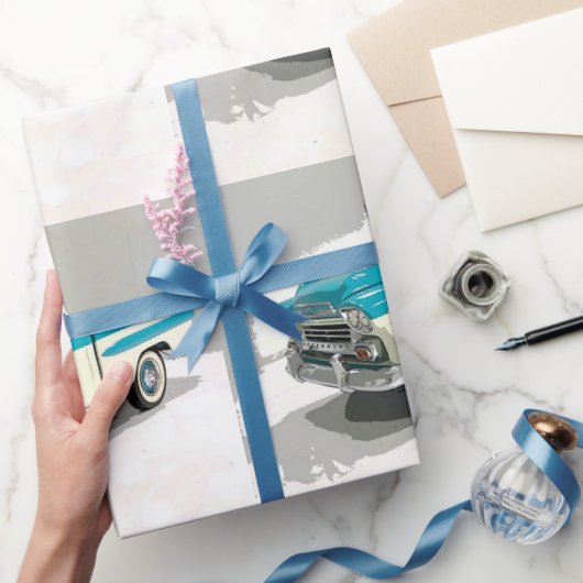 ファーザーズクラシックデイChevyトラック ラッピングペーパー (ギフト)