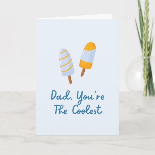 ファーザーズクールデーパパおもしろい引用文 カード (正面)