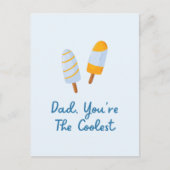 ファーザーズクールデーパパおもしろい引用文 ポストカード (正面)