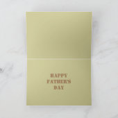 ファーザーズデイウッドサインカスタム カード (内部)