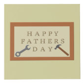 ファーザーズデイウッドサインカスタム フォトキューブ (正面)