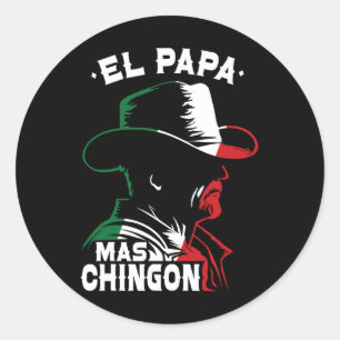 ファーザーズデイエルパマスチオンメキシおもしろいコパパ ラウンドシール