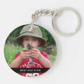 ファーザーズデイカスタムフォト最高のパパ キーホルダー (裏面)