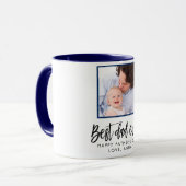 ファーザーズデイギフトパーソナライズされたカスタム写真 マグカップ (正面左)