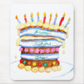 ファーザーズデイケーキマウスパッド マウスパッド (正面)