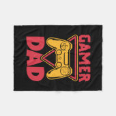 ファーザーズデイゲーマーパパ フリースブランケット (正面(横))