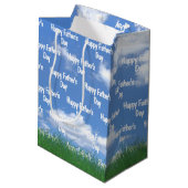 ファーザーズデイゴルフバッグイン・グラス ミディアムペーパーバッグ (裏面アングル)