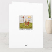 ファーザーズデイゴルフ カード (裏面)